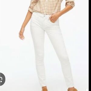 J. Crew Factory Off-White Corduroy Skinny